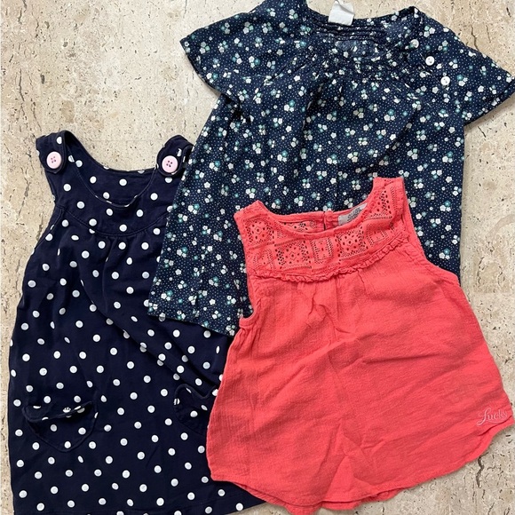 Bundle- Baby Girl Size 12M Dresses, Swim, Shorts, Onesies - Picture 3 of 7